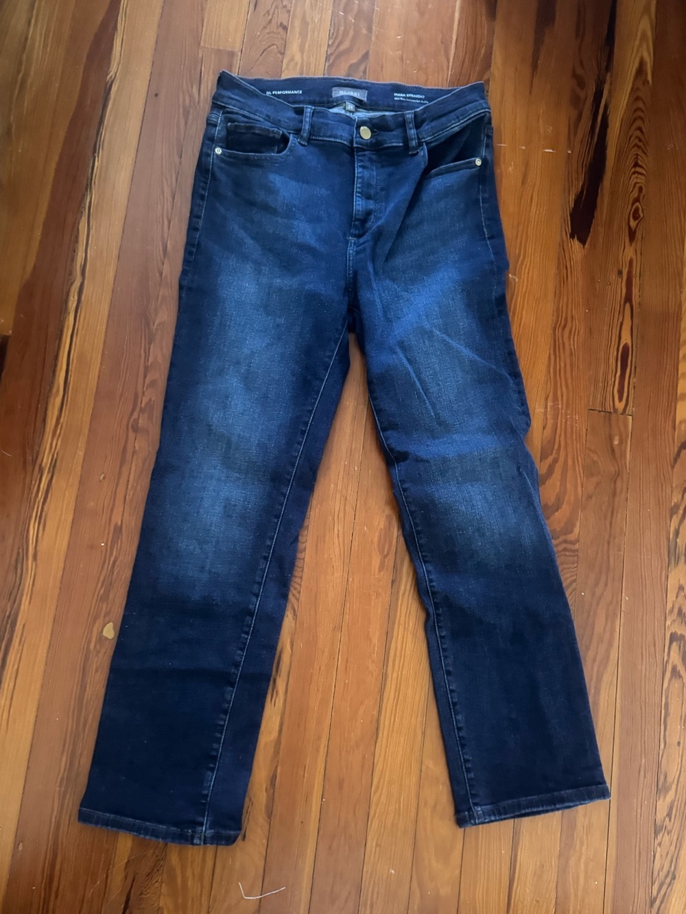 DL1961 Mara Straight Mid Rise Instasculpt™ Ankle Jeans - Size 29